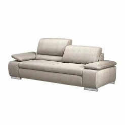 Fredriks Sofa Masca (3-Sitzer) - Strukturstoff Beige