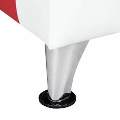 Studio Monroe Sofa Nixa (2-Sitzer) - Kunstleder Rot/Weiß -WOHNZIMMERMÖBEL Verkäufe sofa nixa 2 sitzer kunstleder rot weiss 399367