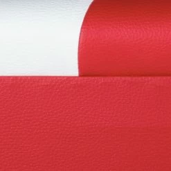 Studio Monroe Sofa Nixa (2-Sitzer) - Kunstleder Rot/Weiß -WOHNZIMMERMÖBEL Verkäufe sofa nixa 2 sitzer kunstleder rot weiss 399370