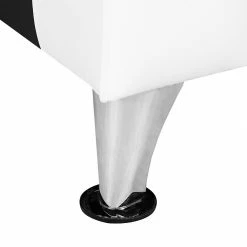 Studio Monroe Sofa Nixa (3-Sitzer) - Kunstleder Weiß/Schwarz -WOHNZIMMERMÖBEL Verkäufe sofa nixa 3 sitzer kunstleder weiss schwarz 435882