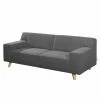 Tom Tailor Sofa Nordic Pure Webstoff (2-Sitzer) - Stoff TUS: 9 graphite