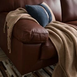 Ars manufacti Sofa Parlin (3-Sitzer) Echtleder - Mokka -WOHNZIMMERMÖBEL Verkäufe sofa parlin 3 sitzer echtleder mokka 5092568