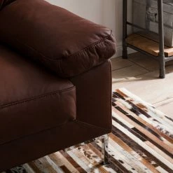 Ars manufacti Sofa Parlin (3-Sitzer) Echtleder - Mokka -WOHNZIMMERMÖBEL Verkäufe sofa parlin 3 sitzer echtleder mokka 5092572