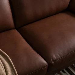 Ars manufacti Sofa Parlin (3-Sitzer) Echtleder - Mokka -WOHNZIMMERMÖBEL Verkäufe sofa parlin 3 sitzer echtleder mokka 5092576