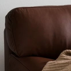 Ars manufacti Sofa Parlin (3-Sitzer) Echtleder - Mokka -WOHNZIMMERMÖBEL Verkäufe sofa parlin 3 sitzer echtleder mokka 5092580