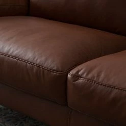 Ars manufacti Sofa Parlin (3-Sitzer) Echtleder - Mokka -WOHNZIMMERMÖBEL Verkäufe sofa parlin 3 sitzer echtleder mokka 5093968