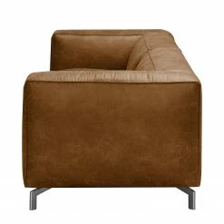 Ars manufacti Sofa Pentre (3-Sitzer) Antiklederlook - Nougat -WOHNZIMMERMÖBEL Verkäufe sofa pentre 3 sitzer antiklederlook nougat 4356404