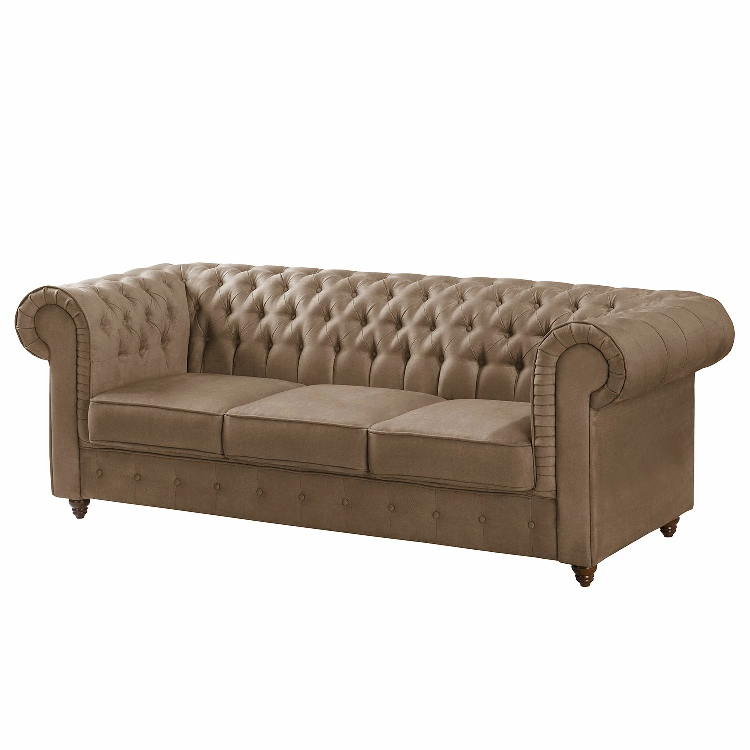 Maison Belfort Sofa Pintano (3-Sitzer) - Congo Grau 1 Maison Belfort Sofa Pintano (3-Sitzer) - Congo Grau