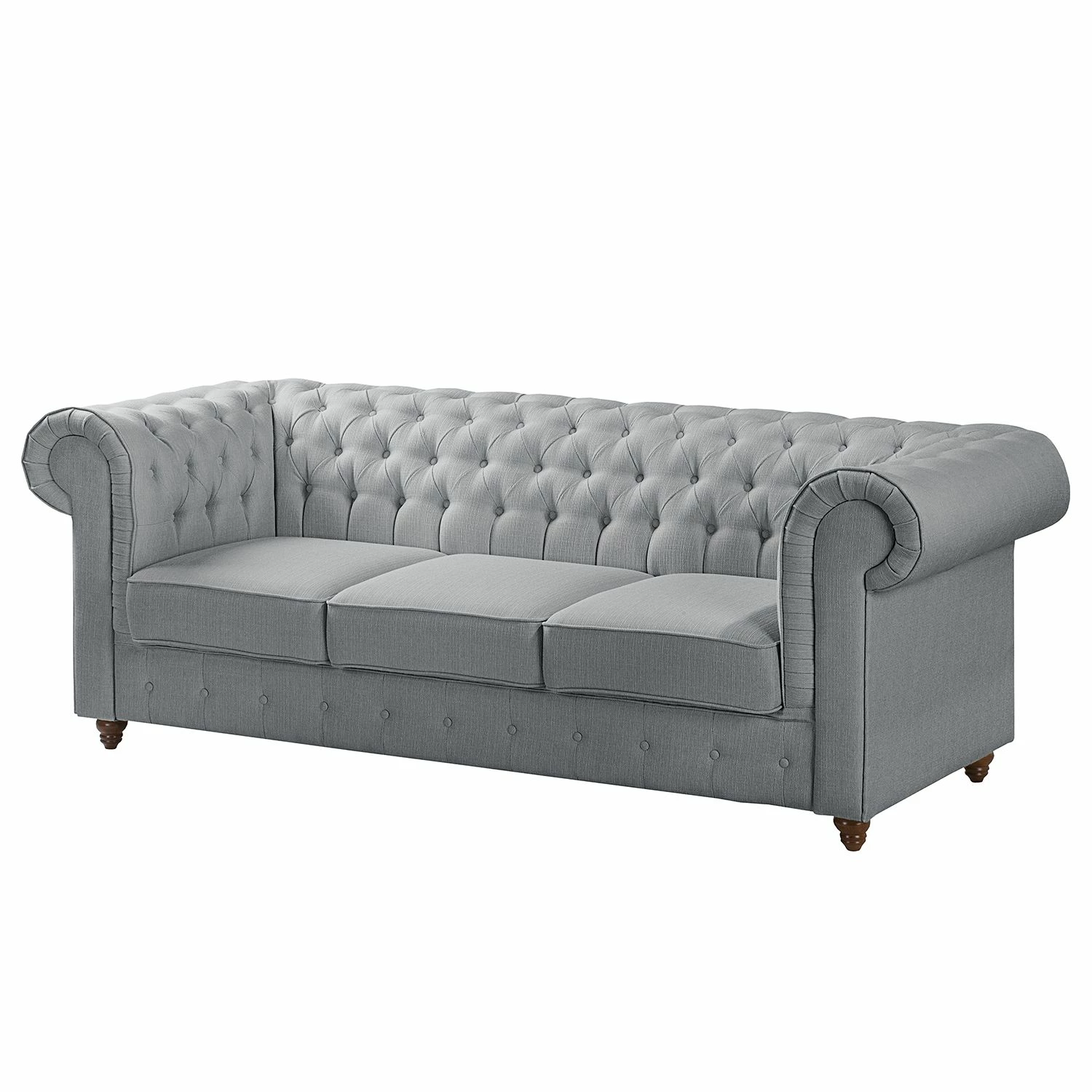 Maison Belfort Sofa Pintano (3-Sitzer) - Silbergrau 1 Maison Belfort Sofa Pintano (3-Sitzer) - Silbergrau