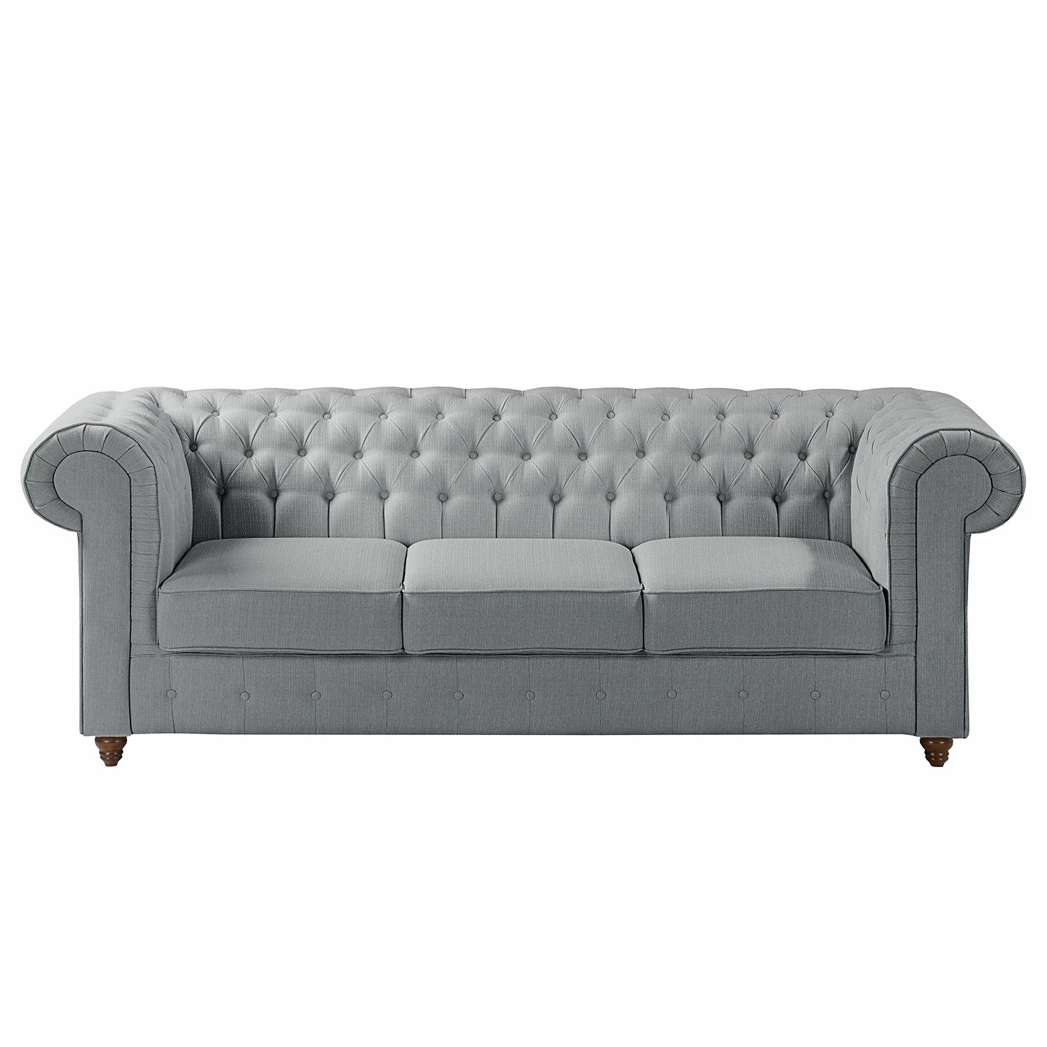Maison Belfort Sofa Pintano (3-Sitzer) - Silbergrau 3 Maison Belfort Sofa Pintano (3-Sitzer) - Silbergrau – Bild 3