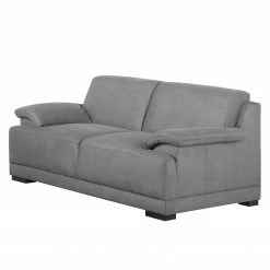 Modoform Sofa Robö (2-Sitzer) Microfaser - Grau - Boxspring