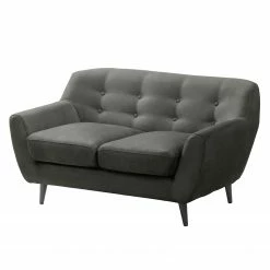 Ars manufacti Sofa Rometta (2-Sitzer) - Dunkelgrau