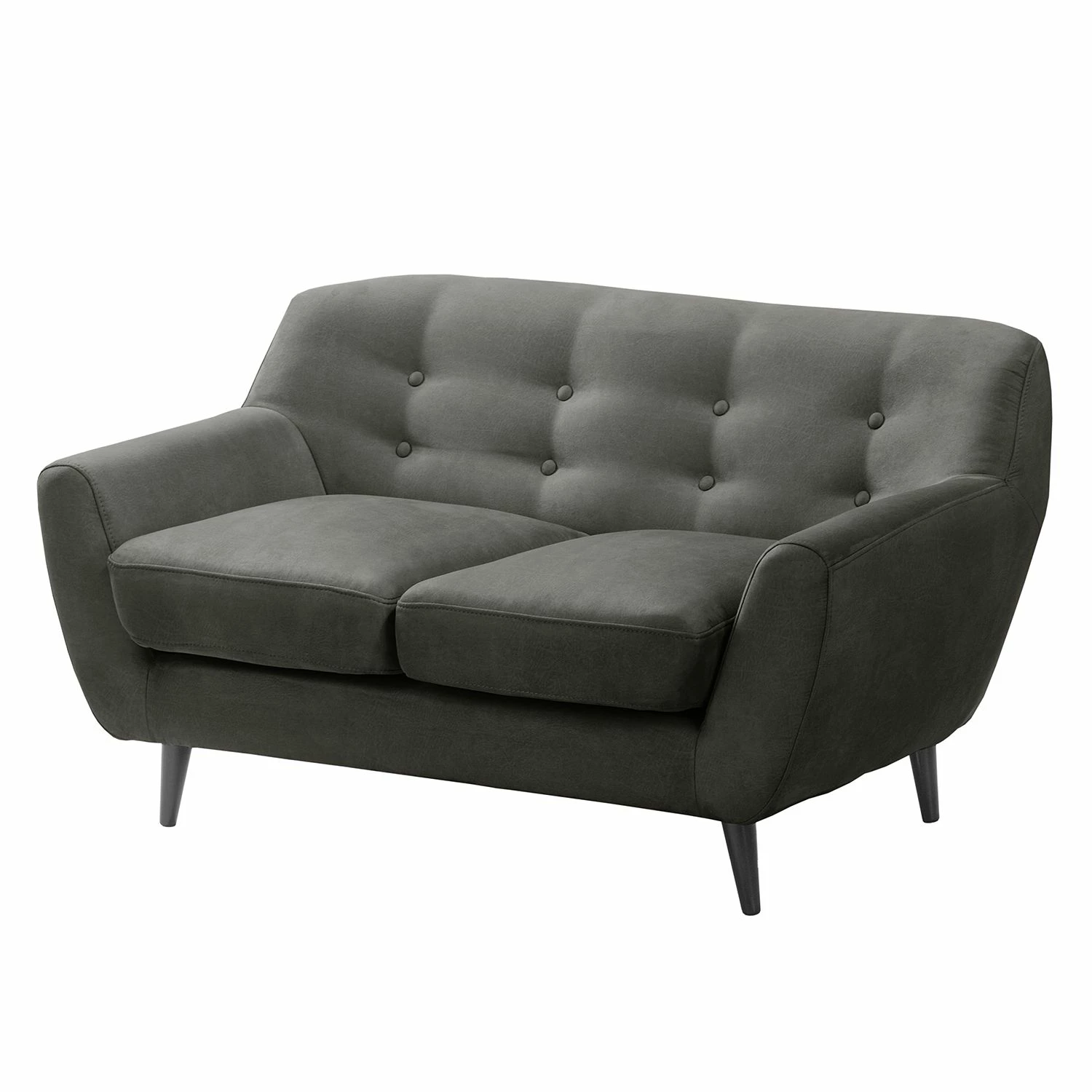 Ars manufacti Sofa Rometta (2-Sitzer) - Dunkelgrau 1 Ars manufacti Sofa Rometta (2-Sitzer) - Dunkelgrau