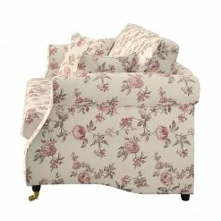 Maison Belfort Sofa Rosehearty (2-Sitzer) - Webstoff - Creme / Rose -WOHNZIMMERMÖBEL Verkäufe sofa rosehearty 2 sitzer webstoff creme rose 4191064