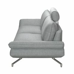 Loftscape Sofa Sharon (3-Sitzer) Webstoff - Grau - Keine Funktion -WOHNZIMMERMÖBEL Verkäufe sofa sharon 3 sitzer webstoff grau 411524