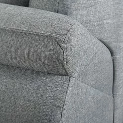 Loftscape Sofa Sharon (3-Sitzer) Webstoff - Grau - Keine Funktion -WOHNZIMMERMÖBEL Verkäufe sofa sharon 3 sitzer webstoff grau 411525