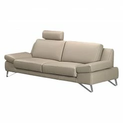 Loftscape Sofa Silvano (2,5-Sitzer) - Kunstleder Taupe - Keine Funktion -WOHNZIMMERMÖBEL Verkäufe sofa silvano 2 5 sitzer kunstleder taupe 443820