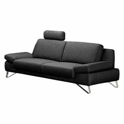 Loftscape Sofa Silvano (2,5-Sitzer) - Webstoff Schwarz - Keine Funktion -WOHNZIMMERMÖBEL Verkäufe sofa silvano 2 5 sitzer webstoff schwarz 442423