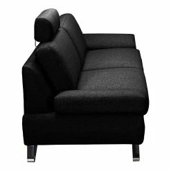 Loftscape Sofa Silvano (2,5-Sitzer) - Webstoff Schwarz - Keine Funktion -WOHNZIMMERMÖBEL Verkäufe sofa silvano 2 5 sitzer webstoff schwarz 442431