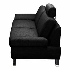 Loftscape Sofa Silvano (2,5-Sitzer) - Webstoff Schwarz - Keine Funktion -WOHNZIMMERMÖBEL Verkäufe sofa silvano 2 5 sitzer webstoff schwarz 442432