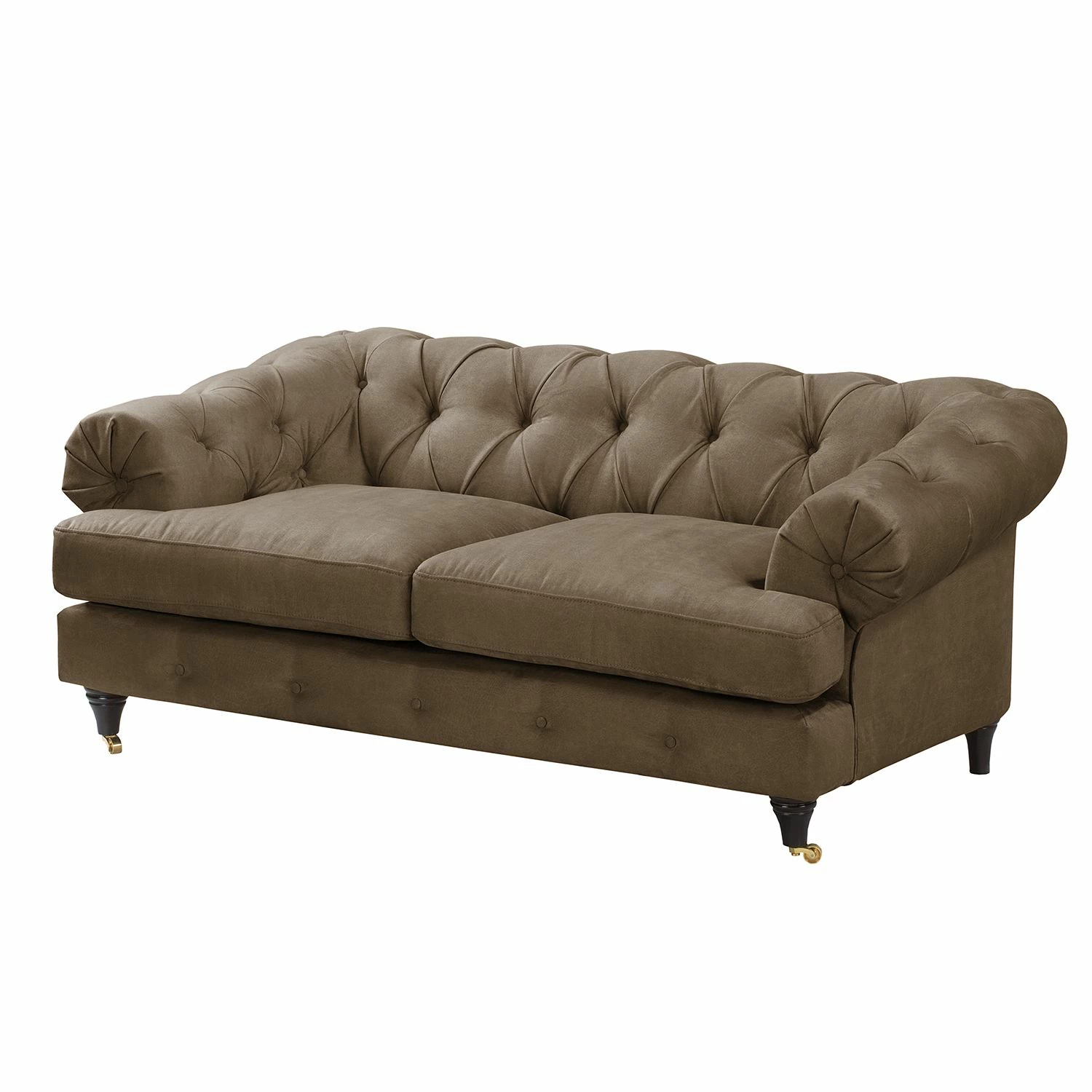 Ars manufacti Sofa Thory (2-Sitzer) - Mittelbraun 1 Ars manufacti Sofa Thory (2-Sitzer) - Mittelbraun