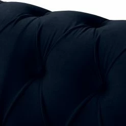 Jack & Alice Sofa Thory (2-Sitzer) - Dunkelblau -WOHNZIMMERMÖBEL Verkäufe sofa thory 2 sitzer samt dunkelblau 4896504