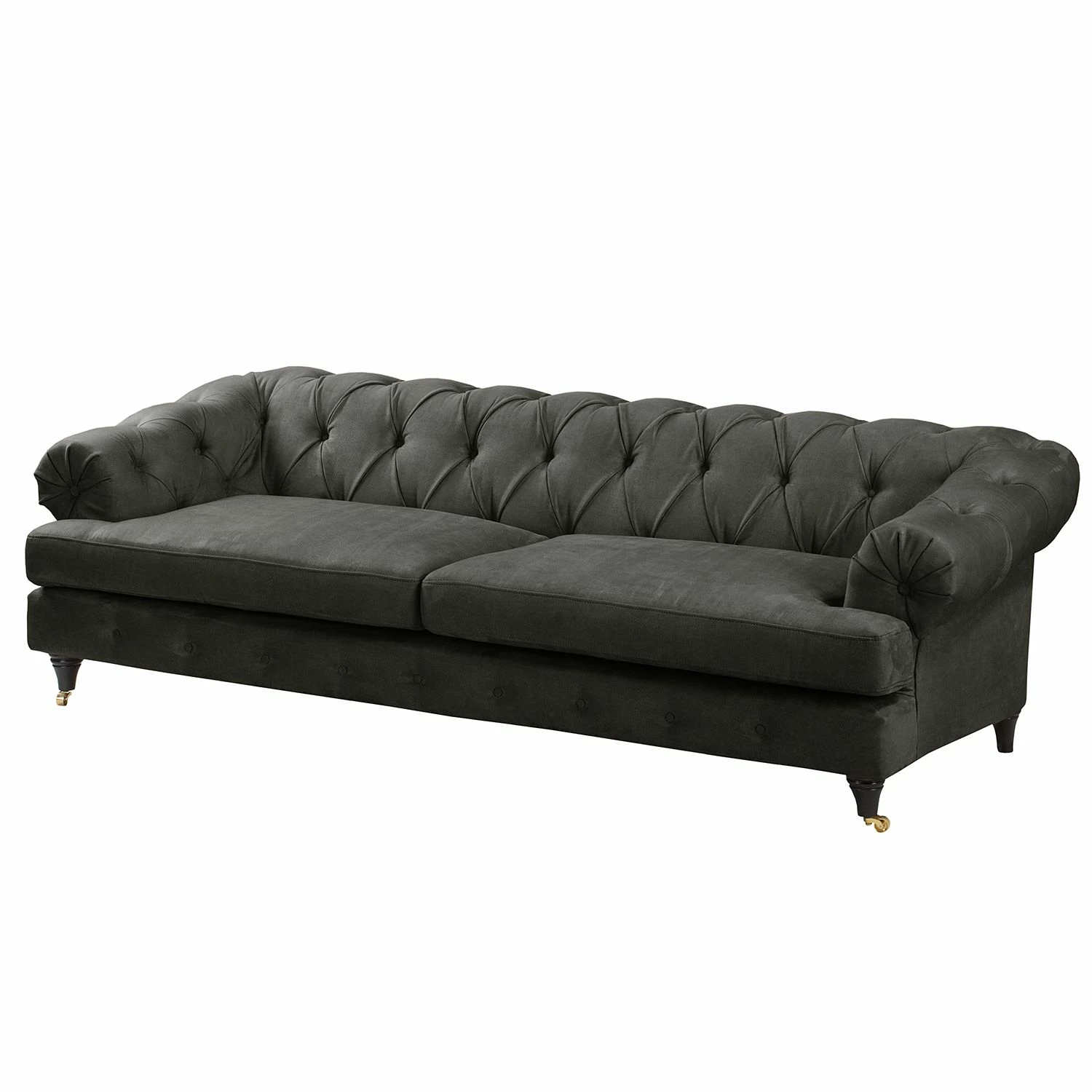 Ars manufacti Sofa Thory (3-Sitzer) - Dunkelbraun 1 Ars manufacti Sofa Thory (3-Sitzer) - Dunkelbraun
