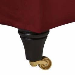 Jack & Alice Sofa Thory (3-Sitzer) - Rot -WOHNZIMMERMÖBEL Verkäufe sofa thory 3 sitzer samt rot 4895968