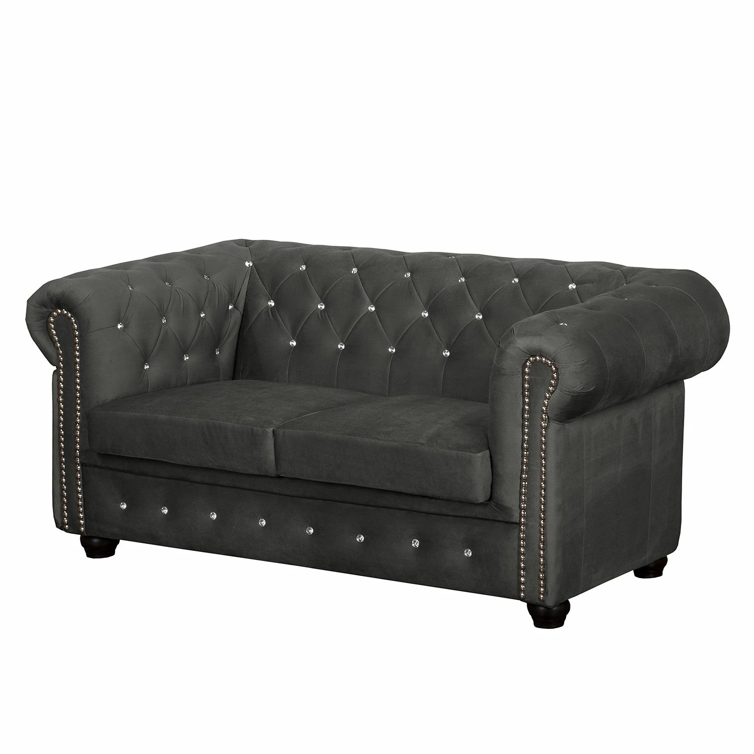 Jack & Alice Sofa Torquay I (2-Sitzer) Microfaser - Grau 1 Jack & Alice Sofa Torquay I (2-Sitzer) Microfaser - Grau