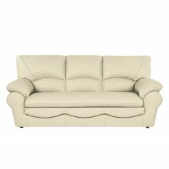 Modoform Sofa Torsby (3-Sitzer) - Kunstleder -WOHNZIMMERMÖBEL Verkäufe sofa torsby 3 sitzer kunstleder mit schlaffunktion ecru 5069568