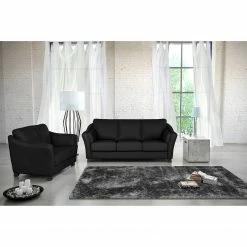 Modoform Schlafsofa Toucy - Echtleder Schwarz -WOHNZIMMERMÖBEL Verkäufe sofa toucy 3 sitzer echtleder schwarz 4790192
