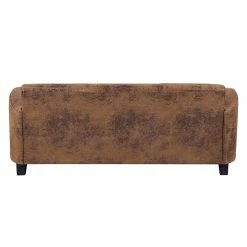 Ars manufacti Sofa Tullow (3-Sitzer) - Antiklederoptik Braun -WOHNZIMMERMÖBEL Verkäufe sofa tullow 3 sitzer antiklederlook braun 404961