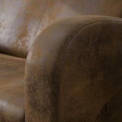 Ars manufacti Sofa Tullow (3-Sitzer) - Antiklederoptik Braun -WOHNZIMMERMÖBEL Verkäufe sofa tullow 3 sitzer antiklederoptik braun 4972112