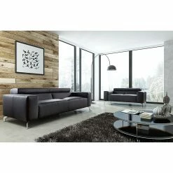 Loftscape Sofa Varberg (2,5-Sitzer) Echtleder - Schwarz 20 Loftscape Sofa Varberg (2,5-Sitzer) Echtleder - Schwarz -WOHNZIMMERMÖBEL Verkäufe sofa varberg 2 5 sitzer echtleder schwarz 674550