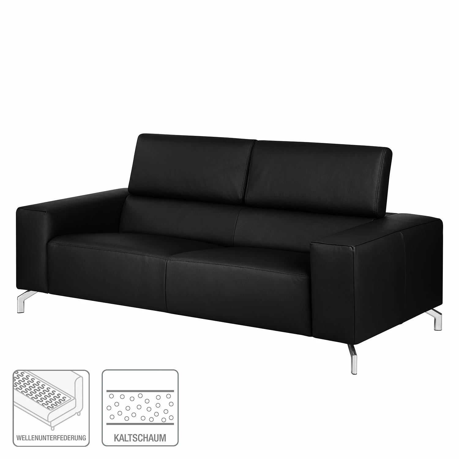 Fredriks Sofa Varberg (2,5-Sitzer) - Kunstleder 2 Fredriks Sofa Varberg (2,5-Sitzer) - Kunstleder – Bild 2