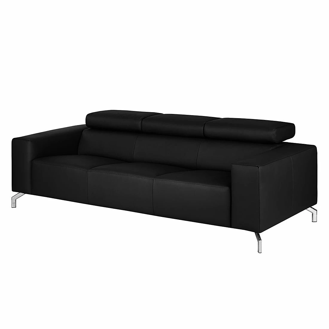 Loftscape Sofa Varberg (3-Sitzer) Echtleder - Schwarz 1 Loftscape Sofa Varberg (3-Sitzer) Echtleder - Schwarz