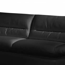 Cotta Sofa Doug (3-Sitzer) - Echtleder Schwarz - Echtleder Ramsa Schwarz -WOHNZIMMERMÖBEL Verkäufe sofa william 3 sitzer echtleder schwarz 343140