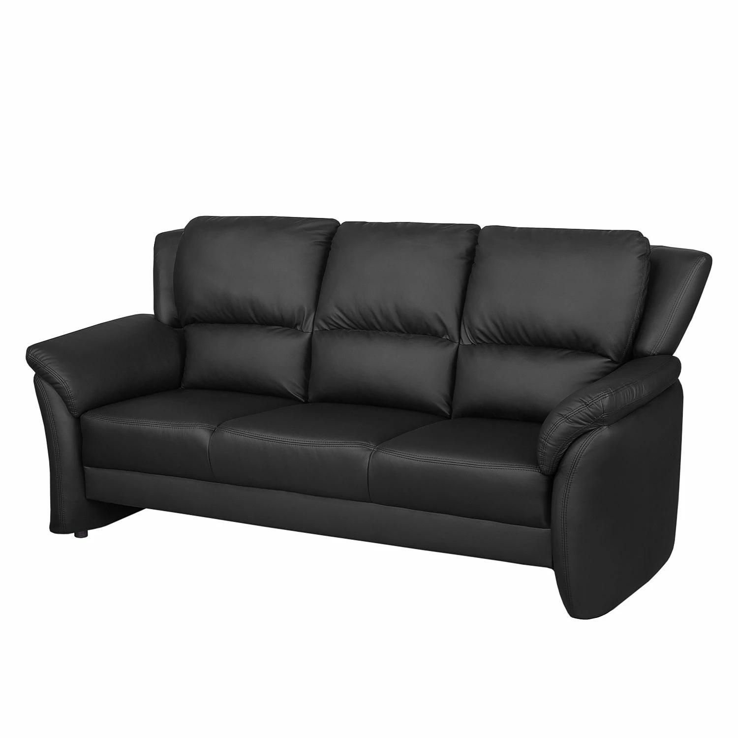 Nuovoform Sofa Windom (3-Sitzer) - Kunstleder - Schwarz 1 Nuovoform Sofa Windom (3-Sitzer) - Kunstleder - Schwarz