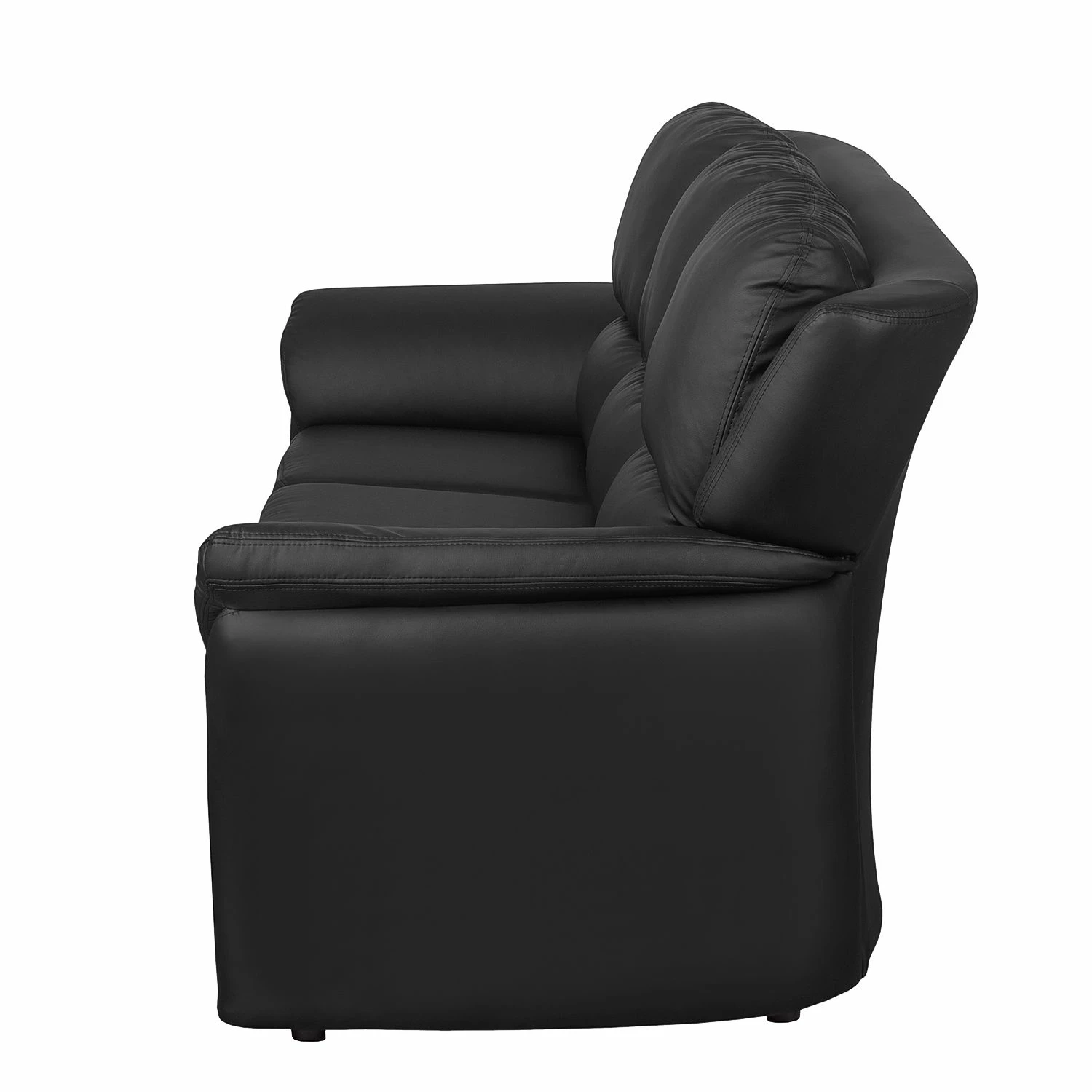 Nuovoform Sofa Windom (3-Sitzer) - Kunstleder - Schwarz 4 Nuovoform Sofa Windom (3-Sitzer) - Kunstleder - Schwarz – Bild 4