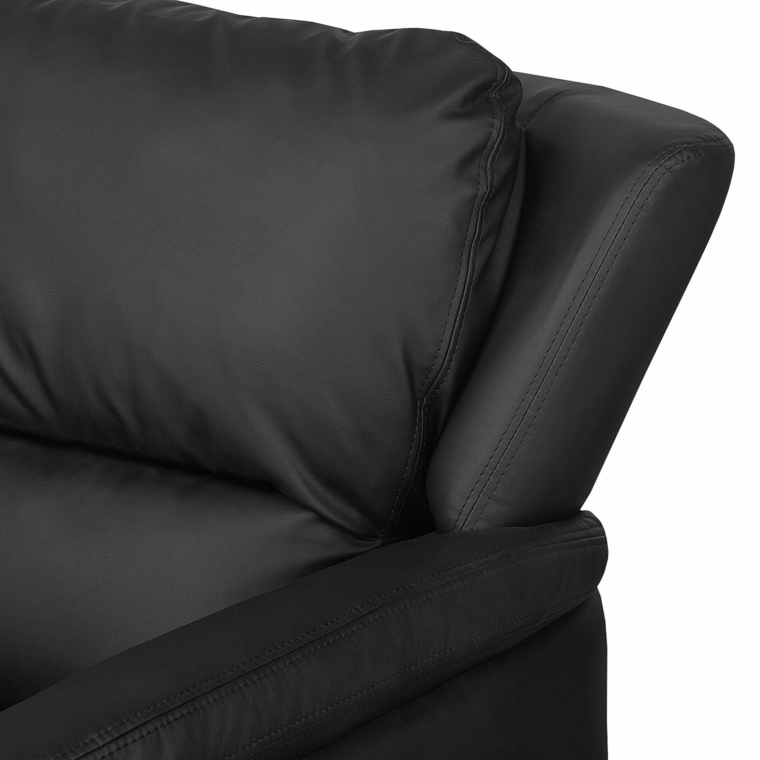Nuovoform Sofa Windom (3-Sitzer) - Kunstleder - Schwarz 6 Nuovoform Sofa Windom (3-Sitzer) - Kunstleder - Schwarz – Bild 6