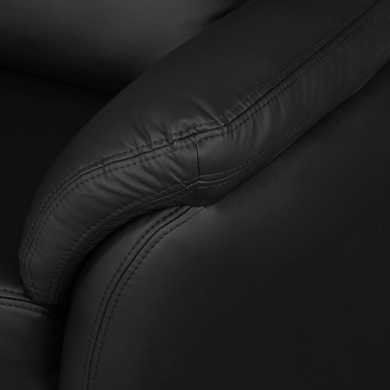 Nuovoform Sofa Windom (3-Sitzer) - Kunstleder - Schwarz 8 Nuovoform Sofa Windom (3-Sitzer) - Kunstleder - Schwarz – Bild 8