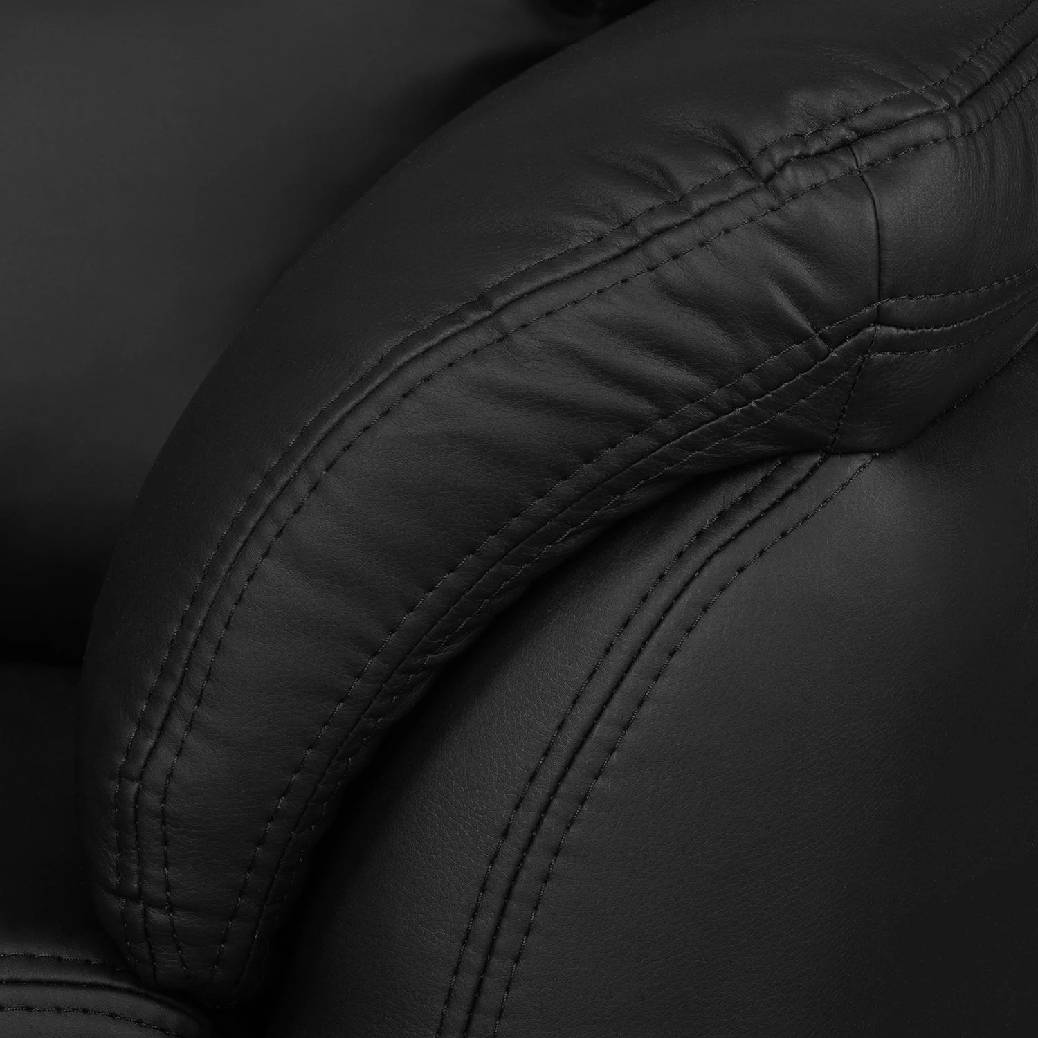 Nuovoform Sofa Windom (3-Sitzer) - Kunstleder - Schwarz 9 Nuovoform Sofa Windom (3-Sitzer) - Kunstleder - Schwarz – Bild 9