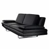 Fredriks Sofa Yovanna (3-Sitzer) - Kunstleder Schwarz