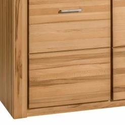 Naturoo Vitrinenschrank Lombok II - Teilmassiv -WOHNZIMMERMÖBEL Verkäufe standvitrine lombok iii teilmassiv wildeiche 5004072