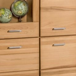 Naturoo Vitrinenschrank Lombok II - Teilmassiv -WOHNZIMMERMÖBEL Verkäufe standvitrine lombok iii teilmassiv wildeiche 5004088