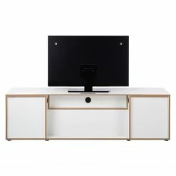 GWINNER Wohnwand Anzio I (4-teilig) - Matt Weiß - Glastür links - Mit Beleuchtung 17 GWINNER Wohnwand Anzio I (4-teilig) - Matt Weiß - Glastür links - Mit Beleuchtung -WOHNZIMMERMÖBEL Verkäufe tv lowboard anzio i weiss 4524312