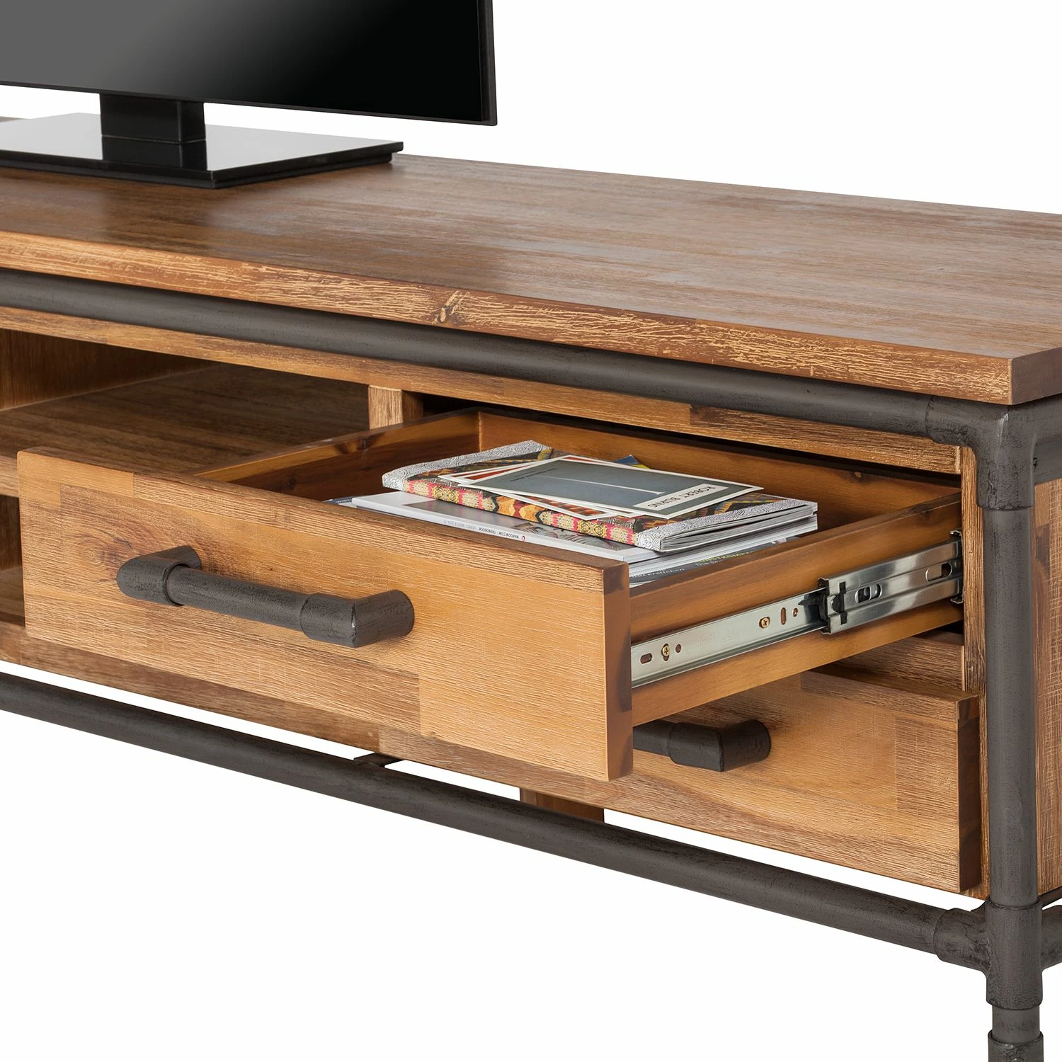 Ars manufacti TV-Lowboard Atelier II - Akazie teilmassiv 7 Ars manufacti TV-Lowboard Atelier II - Akazie teilmassiv – Bild 7