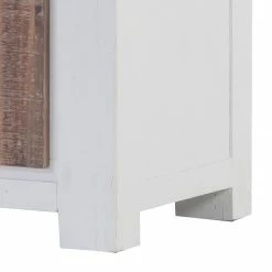 Maison Belfort TV-Lowboard Doral - Akazie teilmassiv - Braun / Weiß -WOHNZIMMERMÖBEL Verkäufe tv lowboard doral akazie teilmassiv braun weiss 1962182