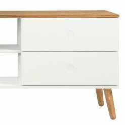 Tenzo TV-Lowboard Dot - Weiß 10 Tenzo TV-Lowboard Dot - Weiß -WOHNZIMMERMÖBEL Verkäufe tv lowboard dot eiche teilmassiv weiss 4148260