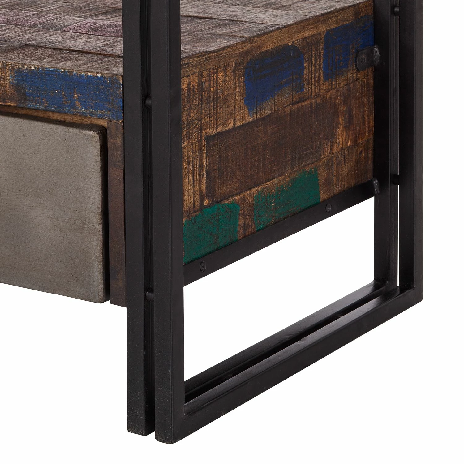 Red Living TV-Lowboard Factory II - Mango massiv / Metall - Vintage Braun 7 Red Living TV-Lowboard Factory II - Mango massiv / Metall - Vintage Braun – Bild 7